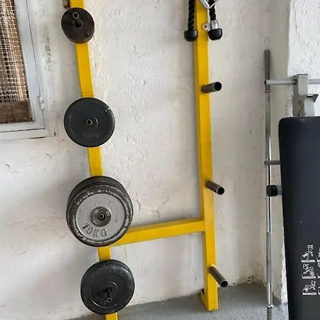 Ground Floor With Gym & Yard In Paggaio شقة *